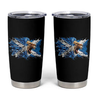 Roaring Scottish Lion Tumbler Cup Braveheart Scotland Flag Pride - Wonder Print Shop