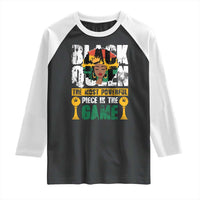 Black Queen Raglan Shirt The Most Powerful Piece In The Game Afro Melanin