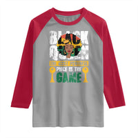 Black Queen Raglan Shirt The Most Powerful Piece In The Game Afro Melanin