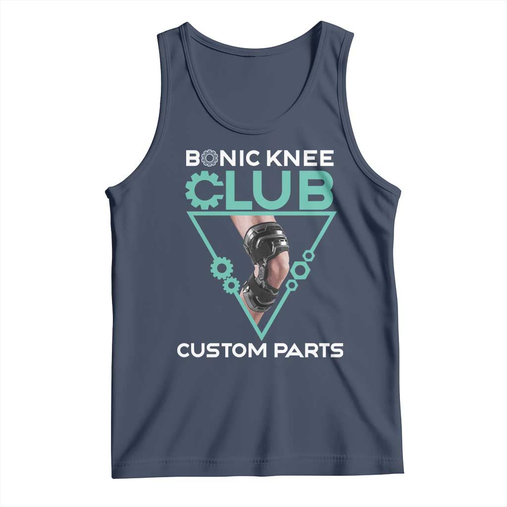 Funny Knee Replacement Surgery Tank Top Bionic Knee Club Custom Parts