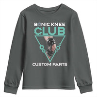 Funny Knee Replacement Surgery Youth Sweatshirt Bionic Knee Club Custom Parts