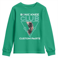 Funny Knee Replacement Surgery Youth Sweatshirt Bionic Knee Club Custom Parts
