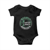 Funny Knee Replacement Survivor Baby Onesie Bionic Knee Club Custom Parts