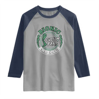 Funny Knee Replacement Survivor Raglan Shirt Bionic Knee Club Custom Parts