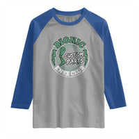 Funny Knee Replacement Survivor Raglan Shirt Bionic Knee Club Custom Parts
