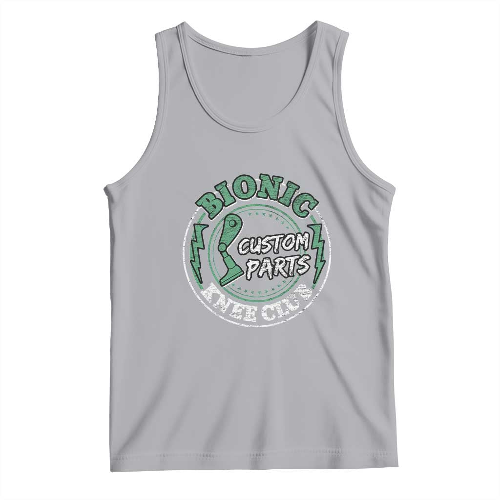 Funny Knee Replacement Survivor Tank Top Bionic Knee Club Custom Parts