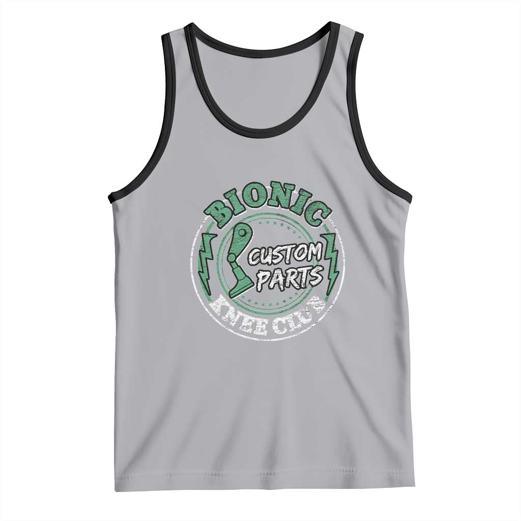 Funny Knee Replacement Survivor Tank Top Bionic Knee Club Custom Parts