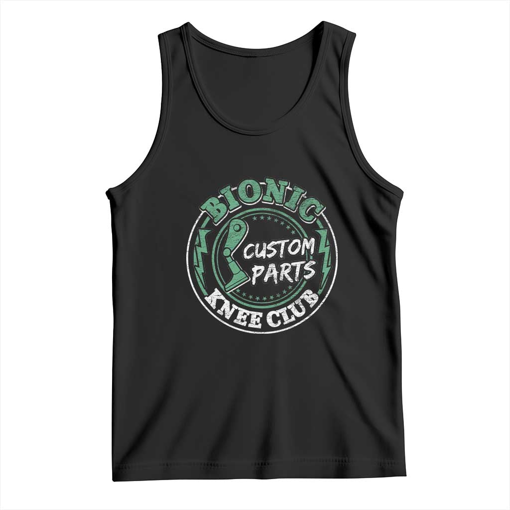 Funny Knee Replacement Survivor Tank Top Bionic Knee Club Custom Parts