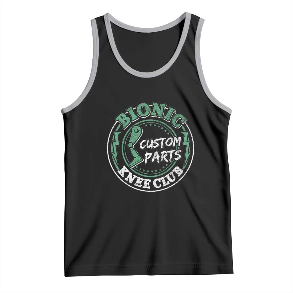 Funny Knee Replacement Survivor Tank Top Bionic Knee Club Custom Parts