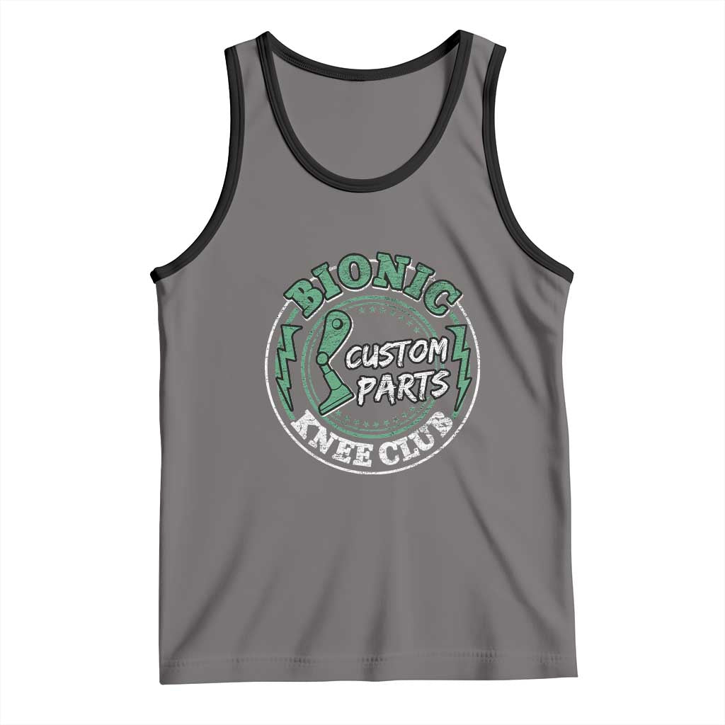 Funny Knee Replacement Survivor Tank Top Bionic Knee Club Custom Parts