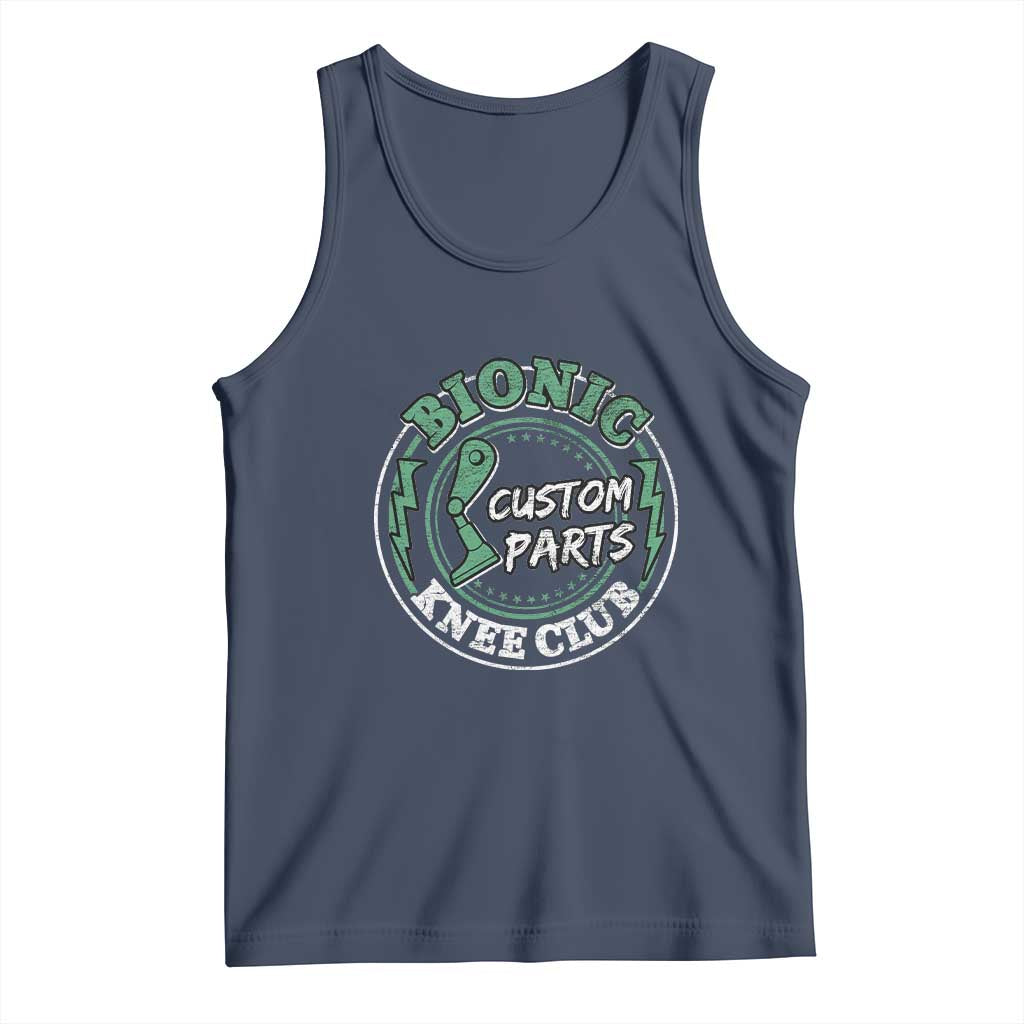 Funny Knee Replacement Survivor Tank Top Bionic Knee Club Custom Parts