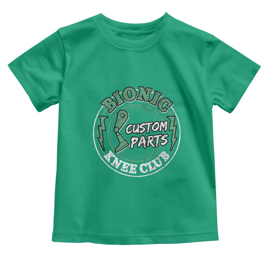 Funny Knee Replacement Survivor Toddler T Shirt Bionic Knee Club Custom Parts