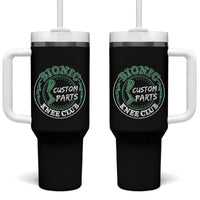 Funny Knee Replacement Survivor Tumbler With Handle Bionic Knee Club Custom Parts