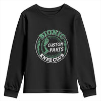 Funny Knee Replacement Survivor Youth Sweatshirt Bionic Knee Club Custom Parts