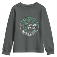 Funny Knee Replacement Survivor Youth Sweatshirt Bionic Knee Club Custom Parts