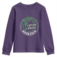Funny Knee Replacement Survivor Youth Sweatshirt Bionic Knee Club Custom Parts