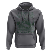 Protect Our National Parks Hoodie Parks Not Profits Retro Bear Nature Graphic
