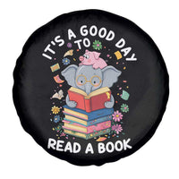 Its A Good Day To Read Book Spare Tire Cover Cute Elephant Reading Across America