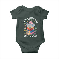 Its A Good Day To Read Book Baby Onesie Cute Elephant Reading Across America