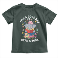 Its A Good Day To Read Book Toddler T Shirt Cute Elephant Reading Across America