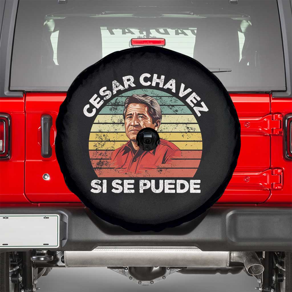 Cesar Chavez Spare Tire Cover Si Se Puede Mexican Hispanic Heritage Month Vintage
