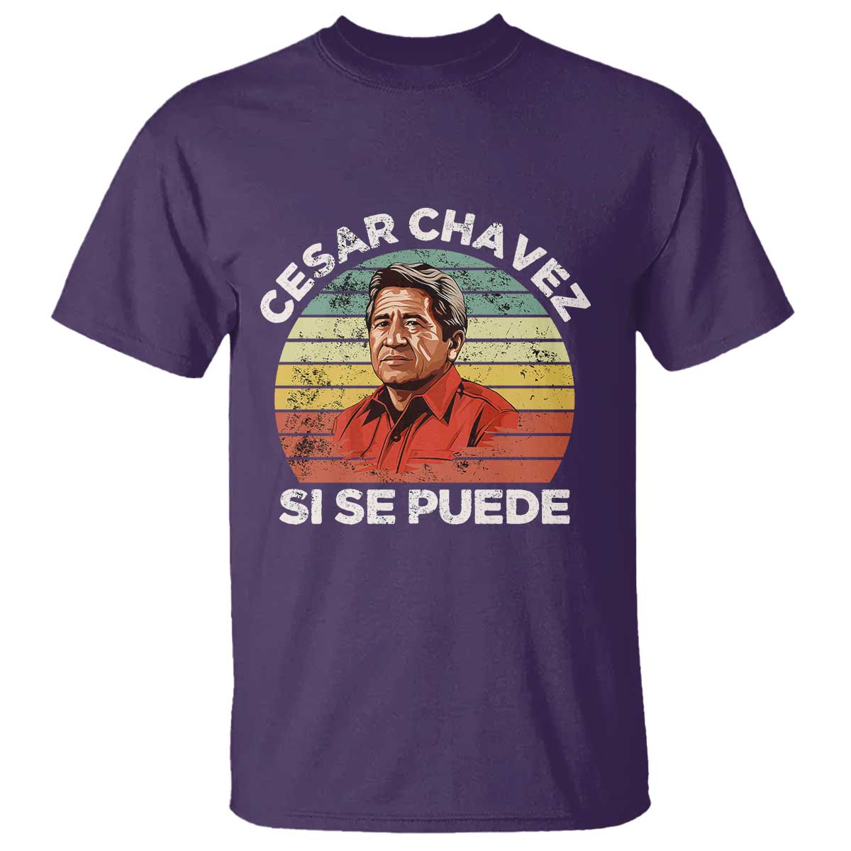 Cesar Chavez T Shirt Si Se Puede Mexican Hispanic Heritage Month Vintage