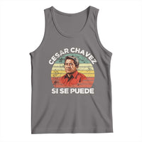 Cesar Chavez Tank Top Si Se Puede Mexican Hispanic Heritage Month Vintage