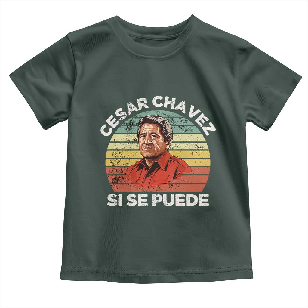 Cesar Chavez Toddler T Shirt Si Se Puede Mexican Hispanic Heritage Month Vintage