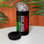 Cesar Chavez 4 in 1 Can Cooler Tumbler American Mexican Flag Patriotic Mexico Distressed