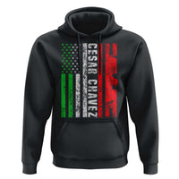 Cesar Chavez Hoodie American Mexican Flag Patriotic Mexico Distressed