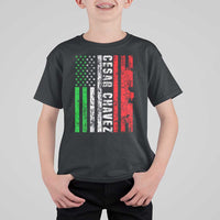 Cesar Chavez T Shirt For Kid American Mexican Flag Patriotic Mexico Distressed