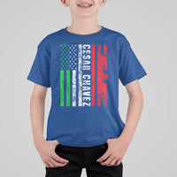Cesar Chavez T Shirt For Kid American Mexican Flag Patriotic Mexico Distressed