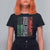 Cesar Chavez T Shirt For Women American Mexican Flag Patriotic Mexico Distressed