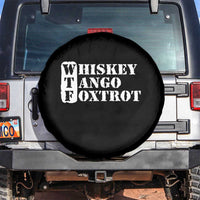 WTF Whiskey Tango Foxtrot Spare Tire Cover Military Phonetic Alphabet Funny
