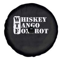 WTF Whiskey Tango Foxtrot Spare Tire Cover Military Phonetic Alphabet Funny