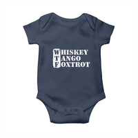 WTF Whiskey Tango Foxtrot Baby Onesie Military Phonetic Alphabet Funny