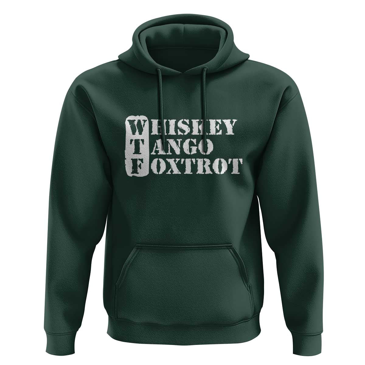 WTF Whiskey Tango Foxtrot Hoodie Military Phonetic Alphabet Funny
