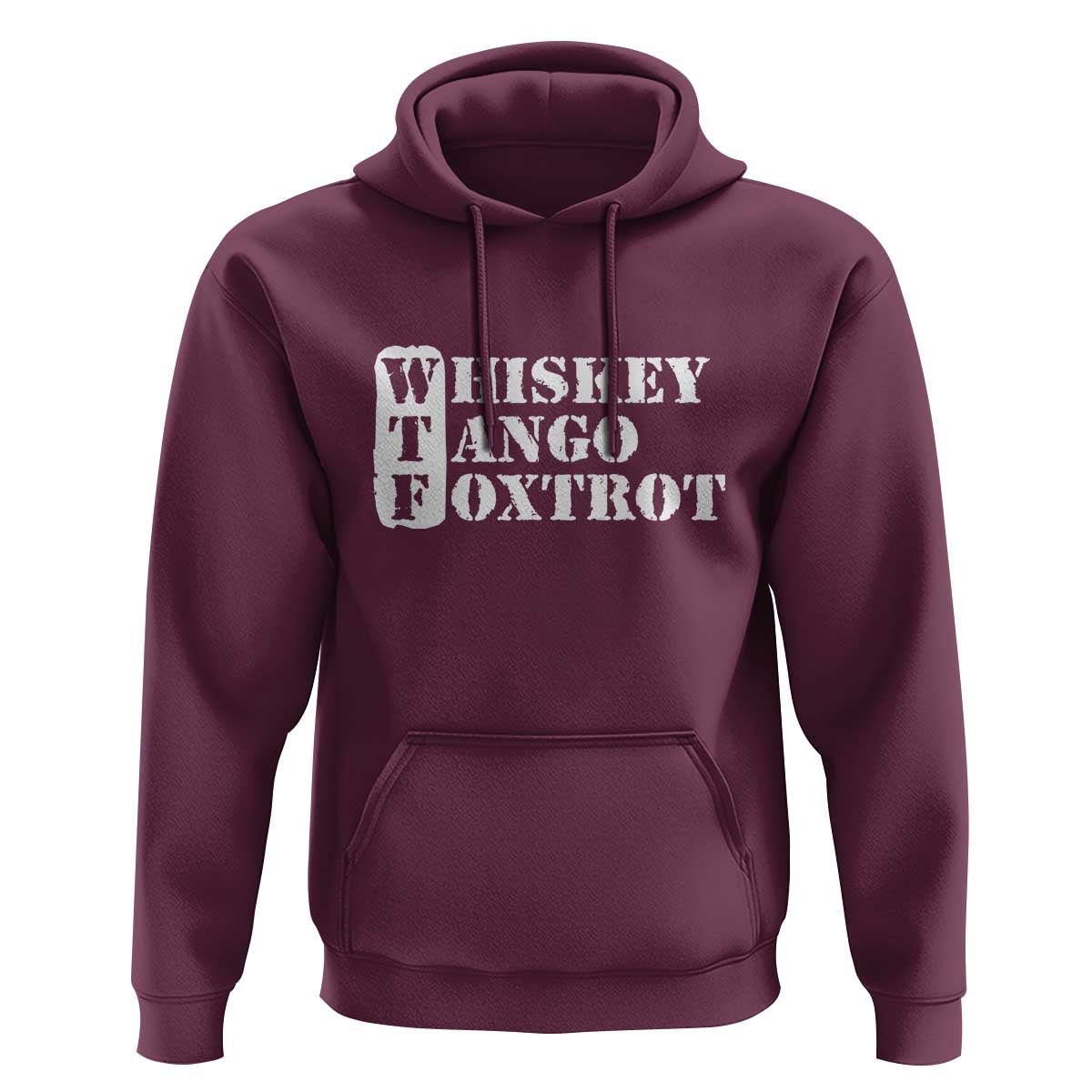 WTF Whiskey Tango Foxtrot Hoodie Military Phonetic Alphabet Funny