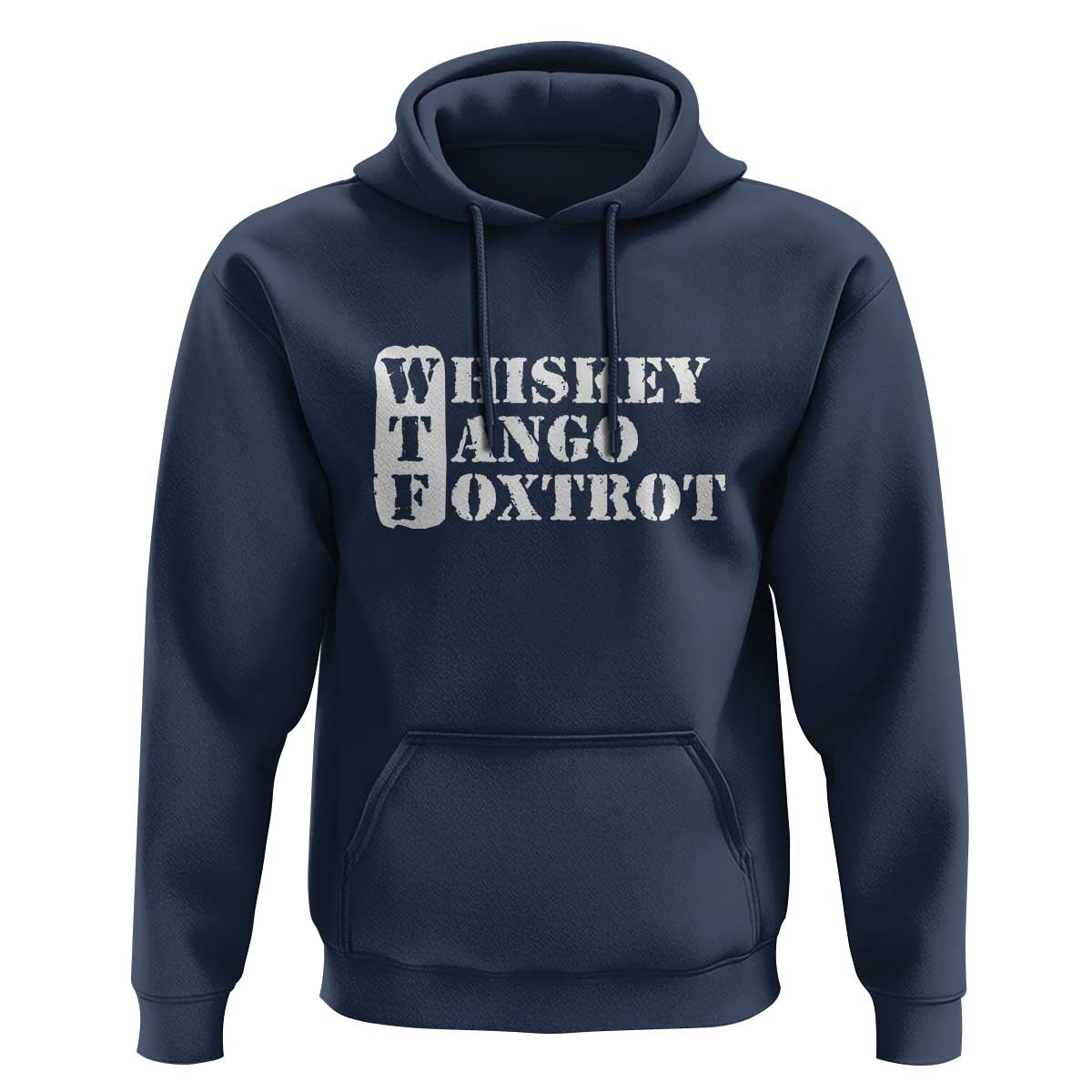 WTF Whiskey Tango Foxtrot Hoodie Military Phonetic Alphabet Funny