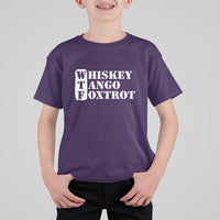 WTF Whiskey Tango Foxtrot T Shirt For Kid Military Phonetic Alphabet Funny
