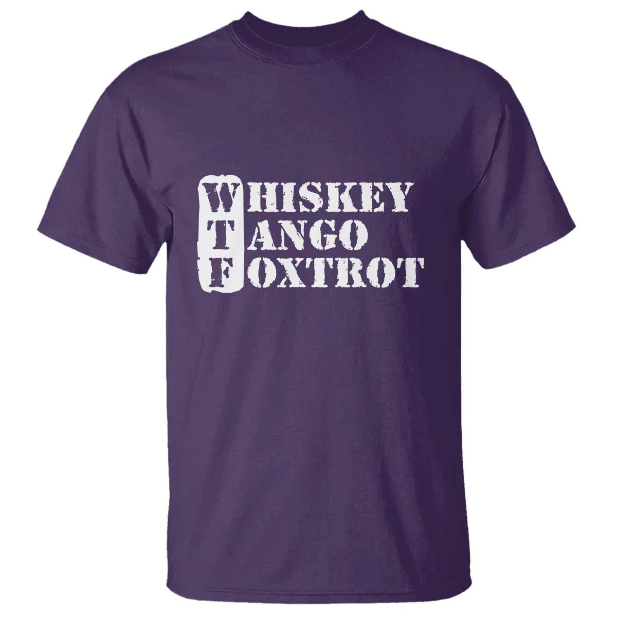 WTF Whiskey Tango Foxtrot T Shirt Military Phonetic Alphabet Funny