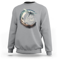 Dragonfly Sweatshirt Follow Your Dream Moon Child Dragonfly Dreamer Inspirational Shirt for Women, Dragonfly T-shirt, Dragonfly Gift, Insect Lover Shirt, Spiritual Shirt - Wonder Print Shop
