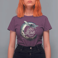 Dragonfly T Shirt For Women Follow Your Dream Moon Child Dragonfly Dreamer Inspirational Shirt for Women, Dragonfly T-shirt, Dragonfly Gift, Insect Lover Shirt, Spiritual Shirt - Wonder Print Shop