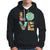 Earth Day Hoodie Peace Love Earth Love Your Mother Go Planet Ocean Wildlife Protection - Wonder Print Shop