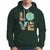Earth Day Hoodie Peace Love Earth Love Your Mother Go Planet Ocean Wildlife Protection - Wonder Print Shop