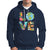 Earth Day Hoodie Peace Love Earth Love Your Mother Go Planet Ocean Wildlife Protection - Wonder Print Shop