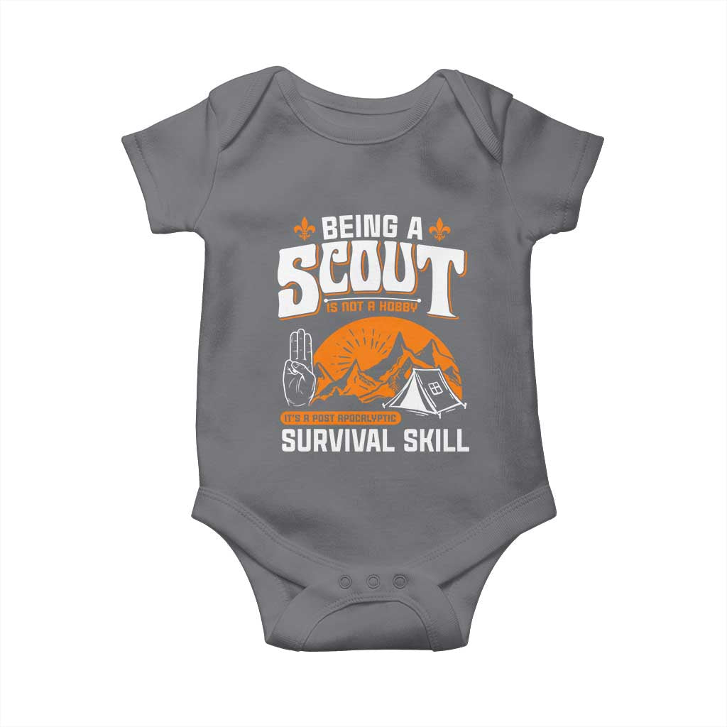 Funny Scout Baby Onesie Being A Scout Is Not A Hobby Survival Skill Adventure