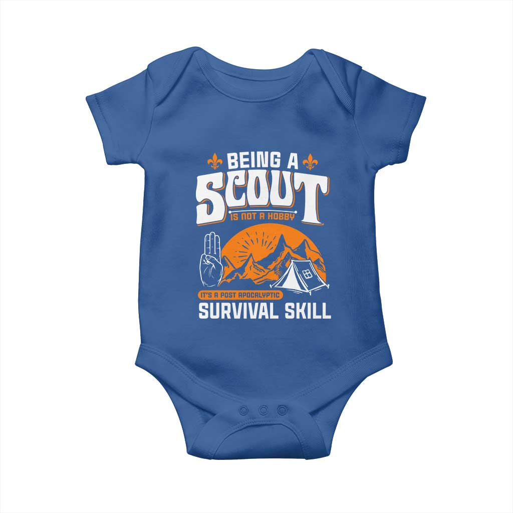 Funny Scout Baby Onesie Being A Scout Is Not A Hobby Survival Skill Adventure