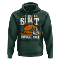 Funny Scout Hoodie Being A Scout Is Not A Hobby Survival Skill Adventure