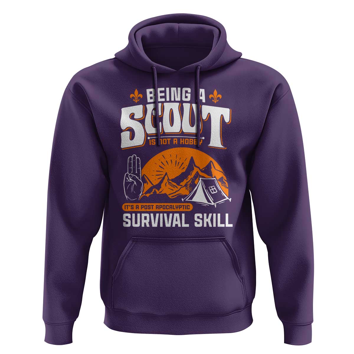 Funny Scout Hoodie Being A Scout Is Not A Hobby Survival Skill Adventure
